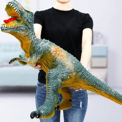 OEM Custom Big Plastic Dinosaur Toy Figure , large size Cartoon Plastic Vinyl Dinosaur Toy Factory